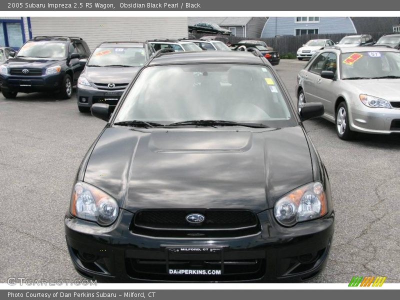 Obsidian Black Pearl / Black 2005 Subaru Impreza 2.5 RS Wagon