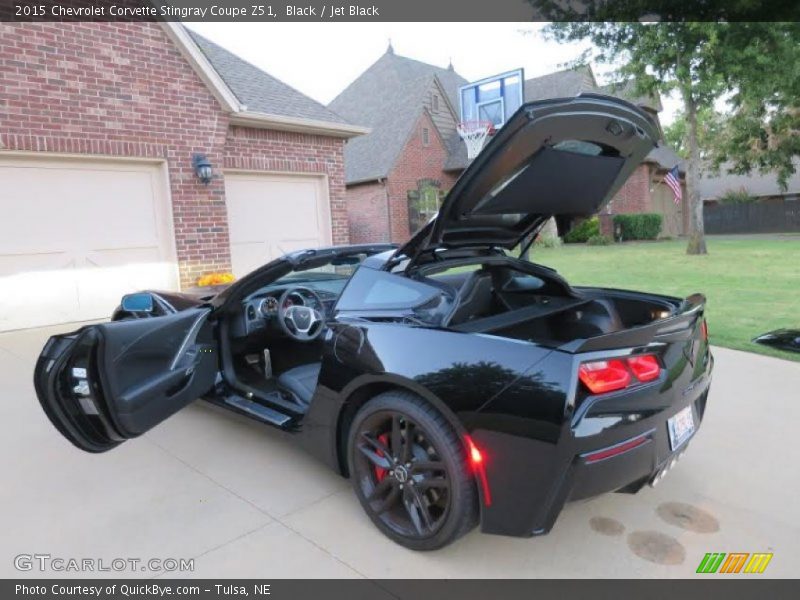 Black / Jet Black 2015 Chevrolet Corvette Stingray Coupe Z51