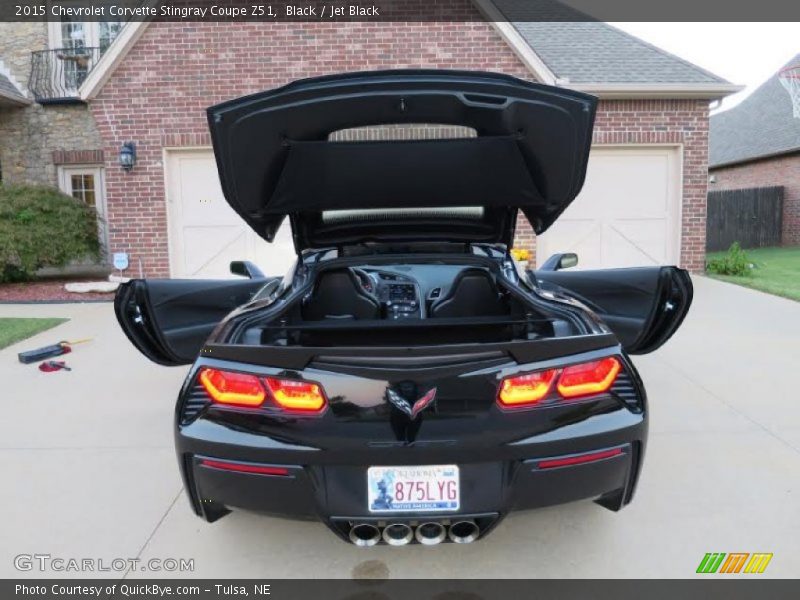 Black / Jet Black 2015 Chevrolet Corvette Stingray Coupe Z51