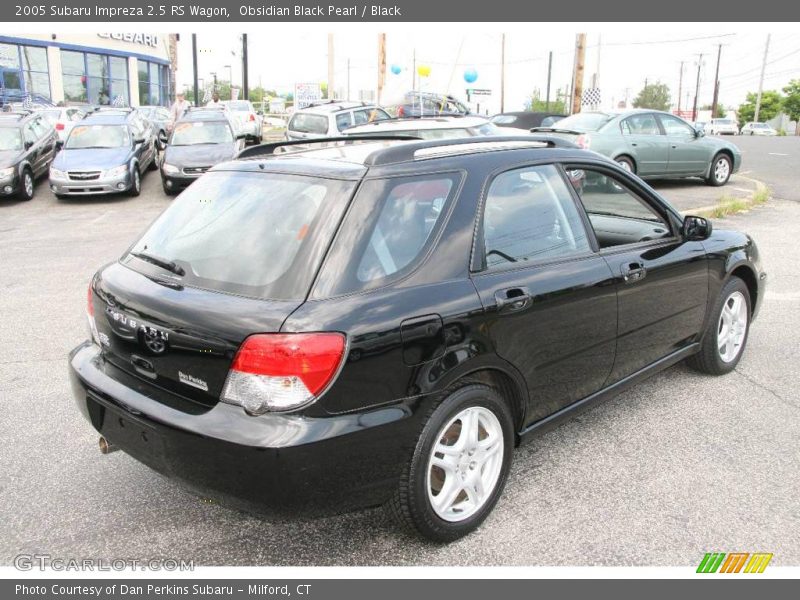 Obsidian Black Pearl / Black 2005 Subaru Impreza 2.5 RS Wagon