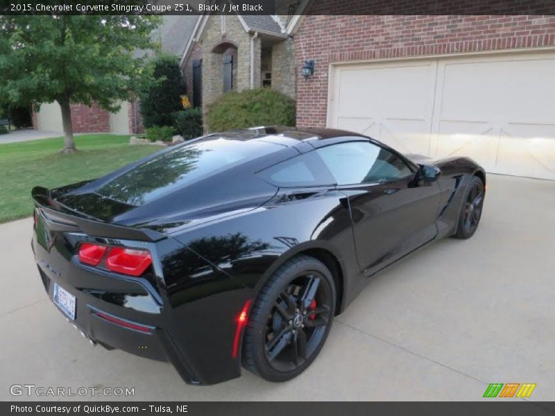 Black / Jet Black 2015 Chevrolet Corvette Stingray Coupe Z51