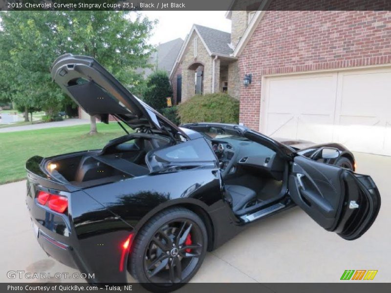 Black / Jet Black 2015 Chevrolet Corvette Stingray Coupe Z51