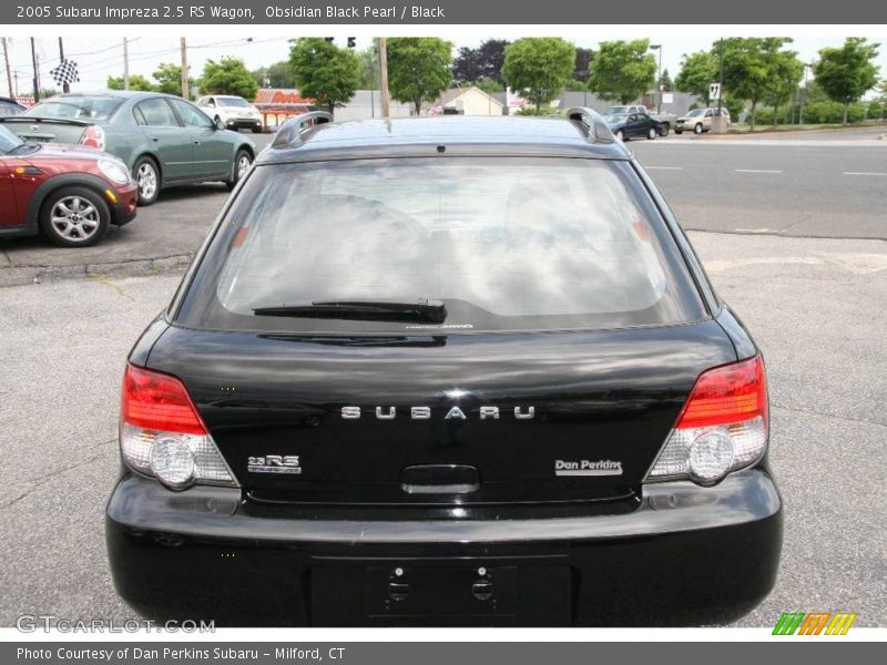 Obsidian Black Pearl / Black 2005 Subaru Impreza 2.5 RS Wagon