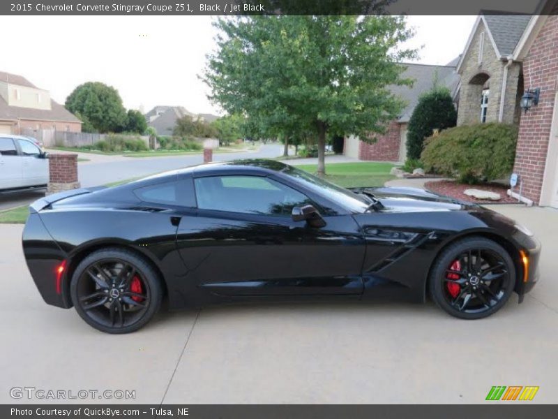 Black / Jet Black 2015 Chevrolet Corvette Stingray Coupe Z51