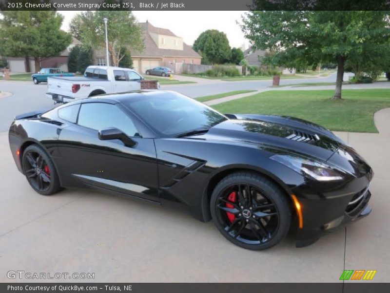 Black / Jet Black 2015 Chevrolet Corvette Stingray Coupe Z51