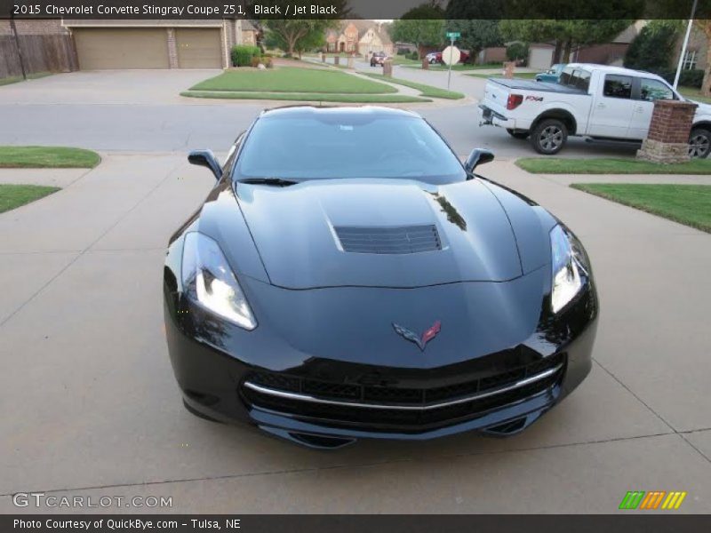 Black / Jet Black 2015 Chevrolet Corvette Stingray Coupe Z51