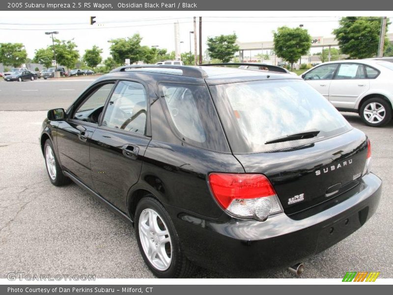 Obsidian Black Pearl / Black 2005 Subaru Impreza 2.5 RS Wagon