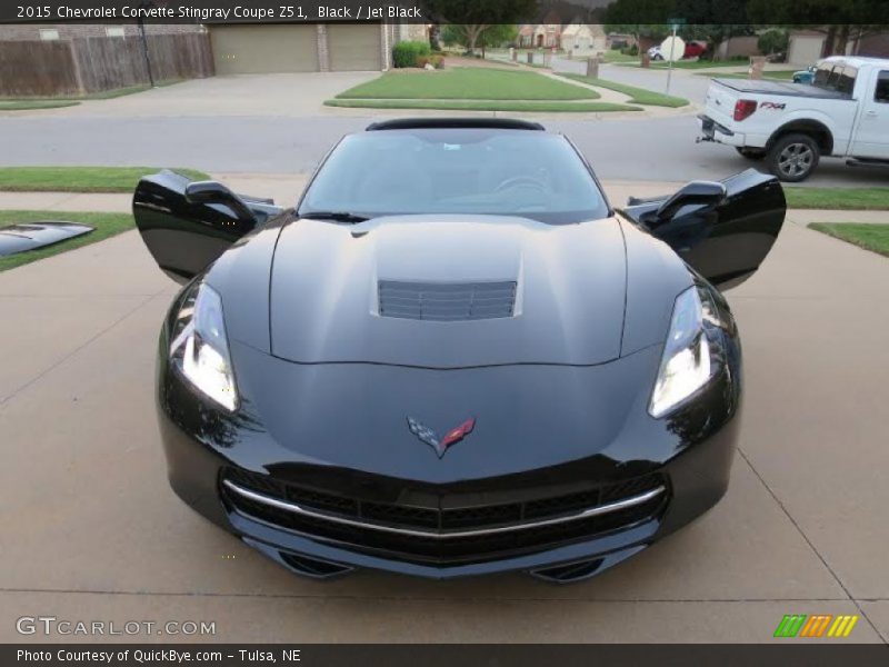 Black / Jet Black 2015 Chevrolet Corvette Stingray Coupe Z51