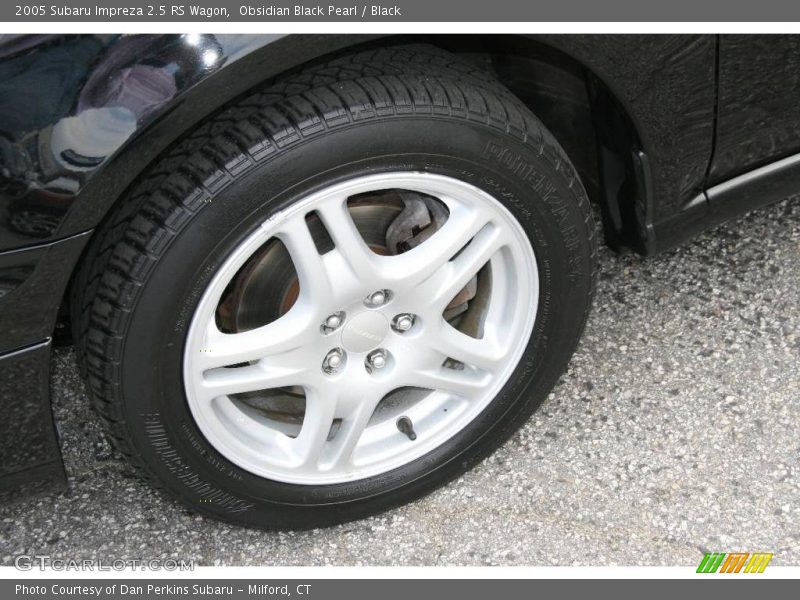 Obsidian Black Pearl / Black 2005 Subaru Impreza 2.5 RS Wagon