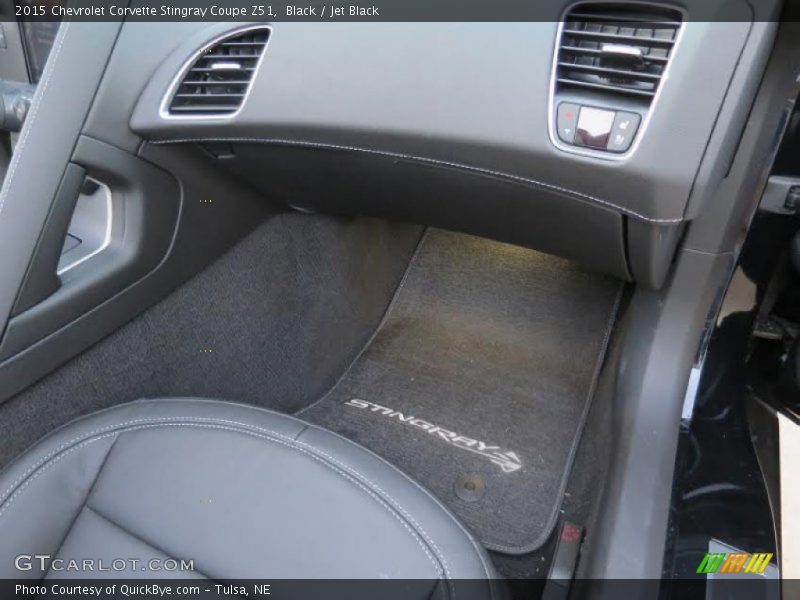 Black / Jet Black 2015 Chevrolet Corvette Stingray Coupe Z51