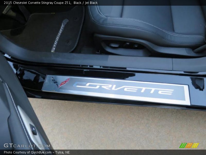 Black / Jet Black 2015 Chevrolet Corvette Stingray Coupe Z51