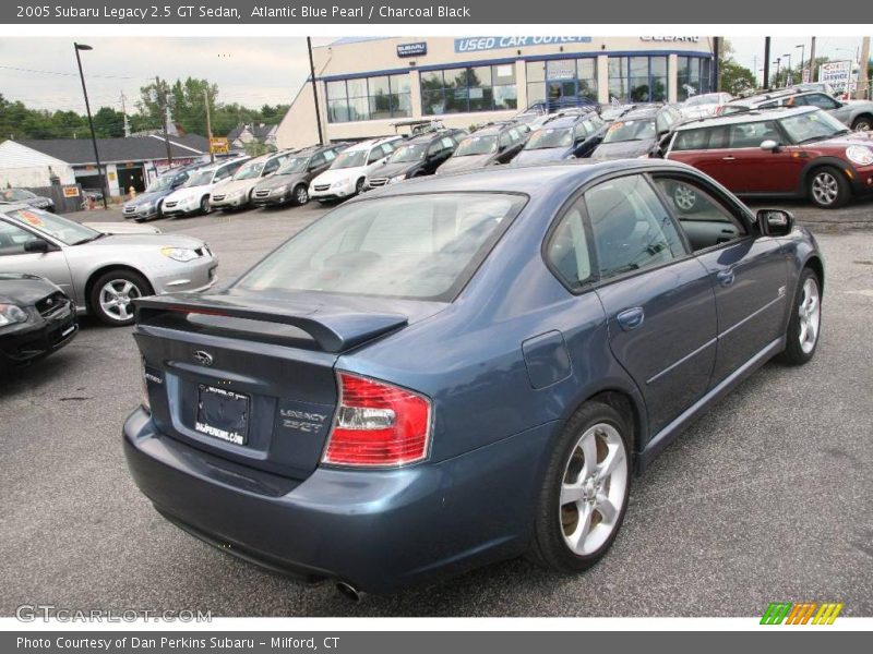 Atlantic Blue Pearl / Charcoal Black 2005 Subaru Legacy 2.5 GT Sedan