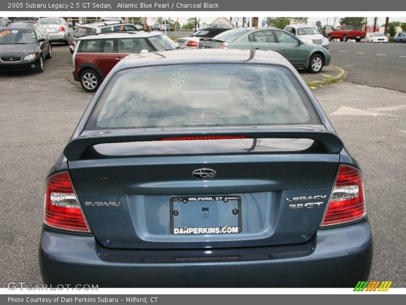 Atlantic Blue Pearl / Charcoal Black 2005 Subaru Legacy 2.5 GT Sedan