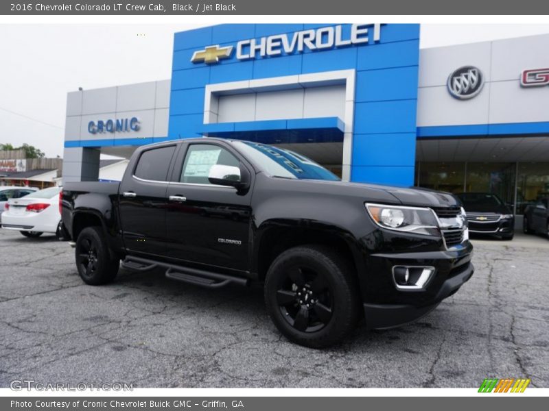 Black / Jet Black 2016 Chevrolet Colorado LT Crew Cab