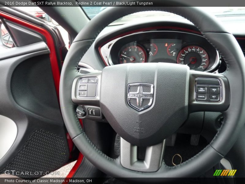 Redline 2 Coat Pearl / Black/Light Tungsten 2016 Dodge Dart SXT Rallye Blacktop