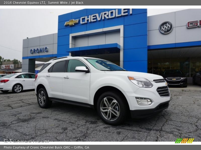 Summit White / Jet Black 2016 Chevrolet Equinox LTZ