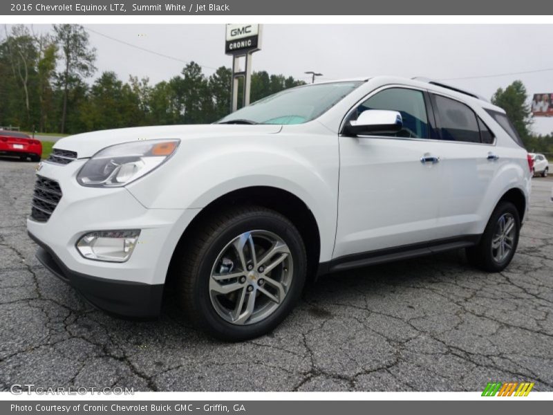 Summit White / Jet Black 2016 Chevrolet Equinox LTZ