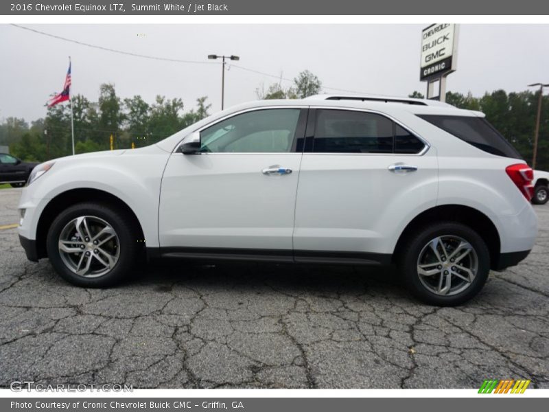Summit White / Jet Black 2016 Chevrolet Equinox LTZ