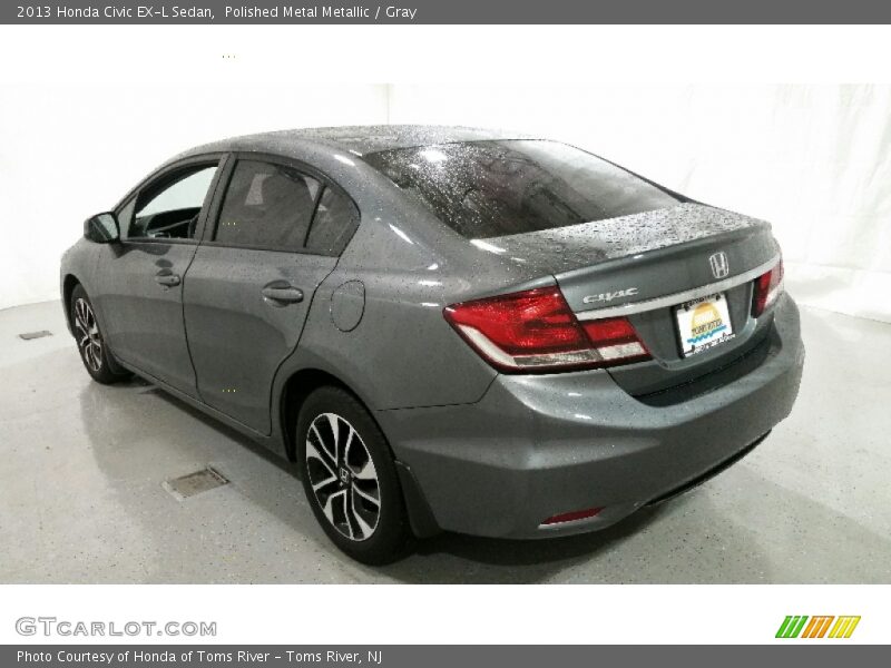 Polished Metal Metallic / Gray 2013 Honda Civic EX-L Sedan