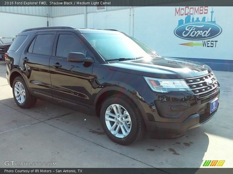 Shadow Black / Medium Light Camel 2016 Ford Explorer FWD