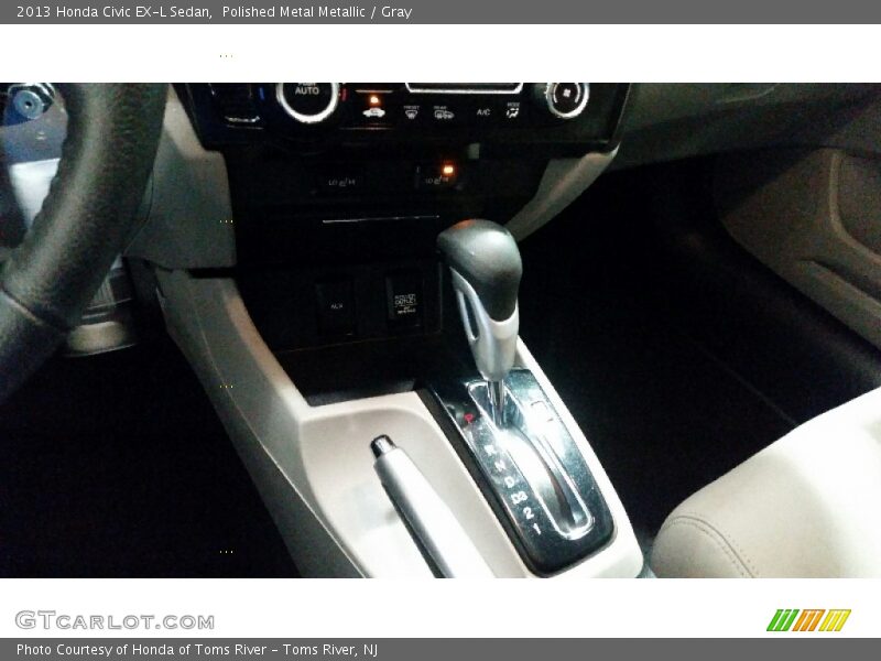 Polished Metal Metallic / Gray 2013 Honda Civic EX-L Sedan