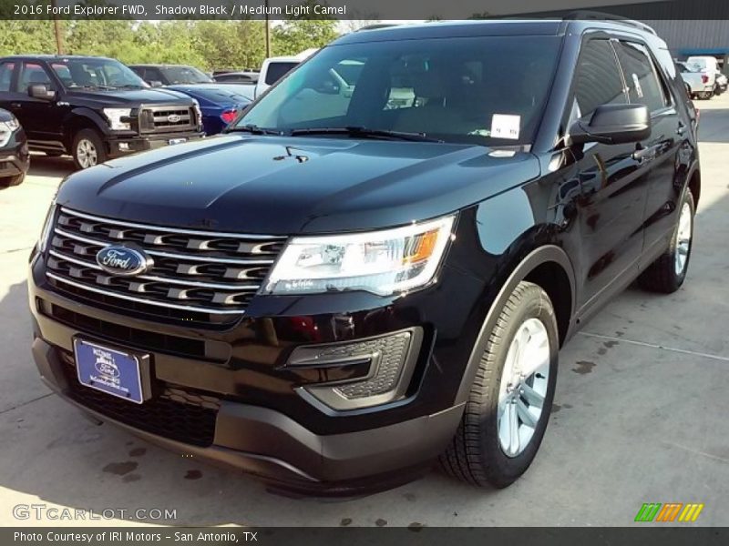 Shadow Black / Medium Light Camel 2016 Ford Explorer FWD