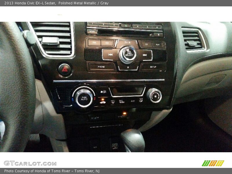 Polished Metal Metallic / Gray 2013 Honda Civic EX-L Sedan