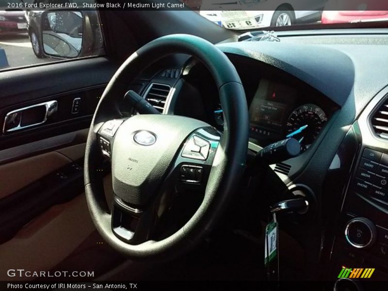 Shadow Black / Medium Light Camel 2016 Ford Explorer FWD