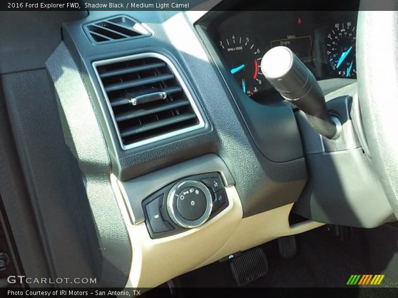 Shadow Black / Medium Light Camel 2016 Ford Explorer FWD