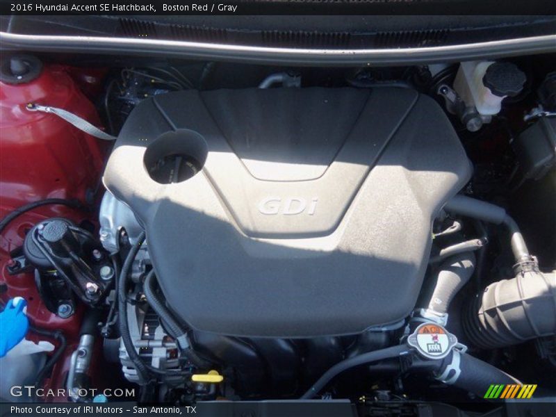 Boston Red / Gray 2016 Hyundai Accent SE Hatchback