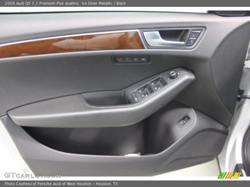 Ice Silver Metallic / Black 2009 Audi Q5 3.2 Premium Plus quattro