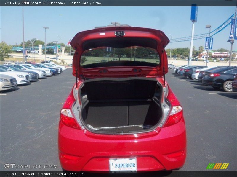 Boston Red / Gray 2016 Hyundai Accent SE Hatchback