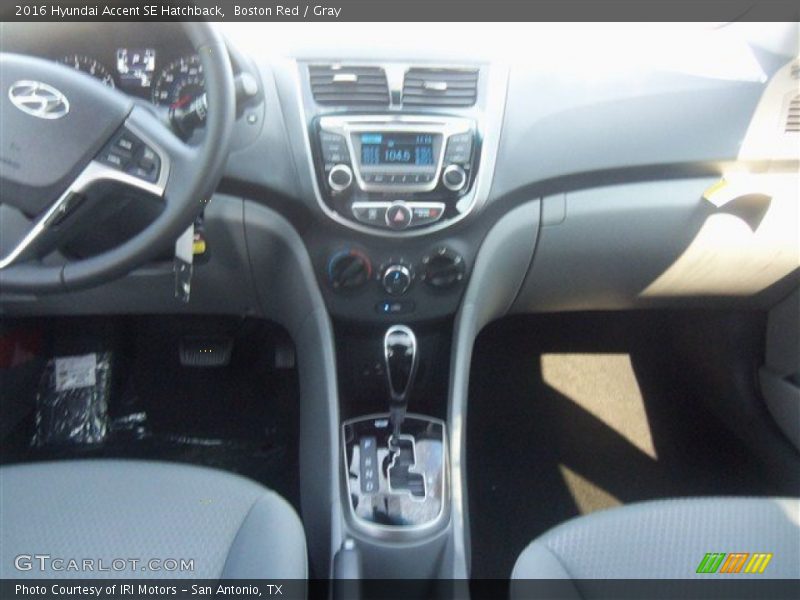 Boston Red / Gray 2016 Hyundai Accent SE Hatchback