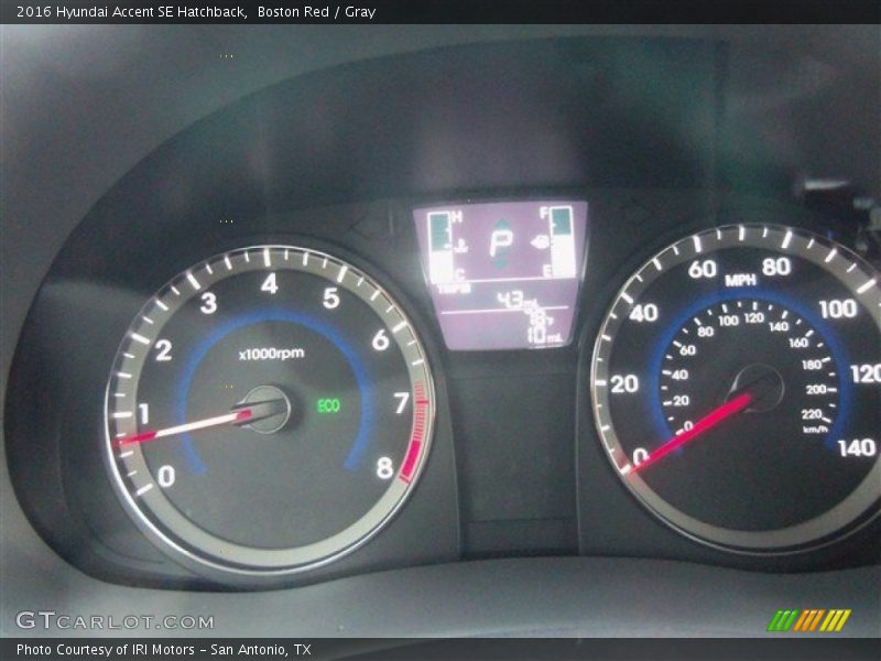 Boston Red / Gray 2016 Hyundai Accent SE Hatchback