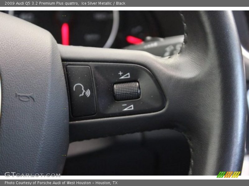 Ice Silver Metallic / Black 2009 Audi Q5 3.2 Premium Plus quattro