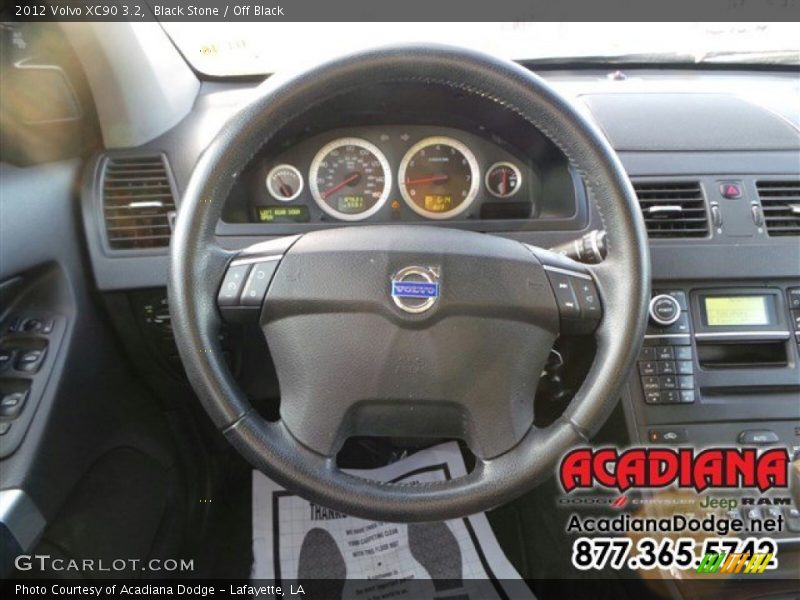 Black Stone / Off Black 2012 Volvo XC90 3.2