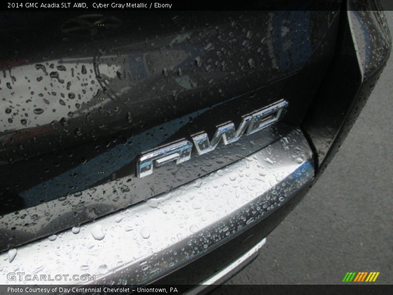 Cyber Gray Metallic / Ebony 2014 GMC Acadia SLT AWD