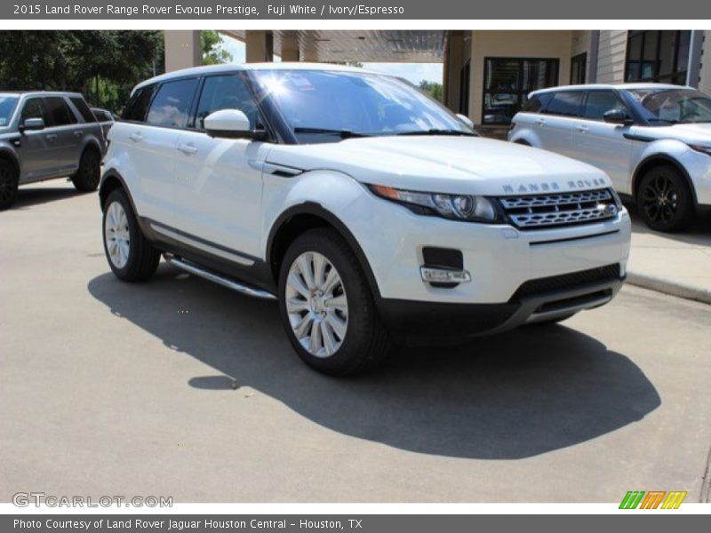 Fuji White / Ivory/Espresso 2015 Land Rover Range Rover Evoque Prestige