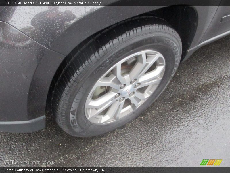 Cyber Gray Metallic / Ebony 2014 GMC Acadia SLT AWD