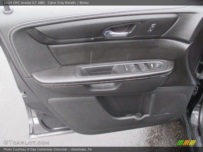 Cyber Gray Metallic / Ebony 2014 GMC Acadia SLT AWD