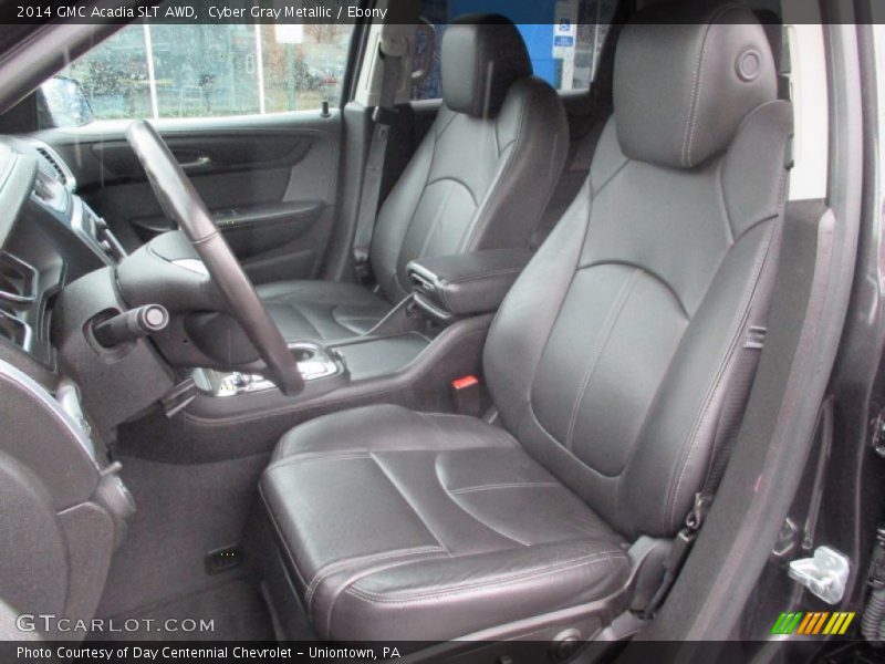 Cyber Gray Metallic / Ebony 2014 GMC Acadia SLT AWD