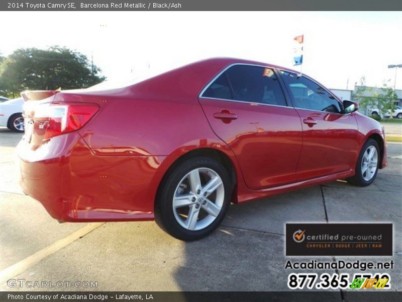 Barcelona Red Metallic / Black/Ash 2014 Toyota Camry SE