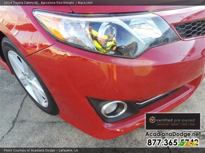 Barcelona Red Metallic / Black/Ash 2014 Toyota Camry SE