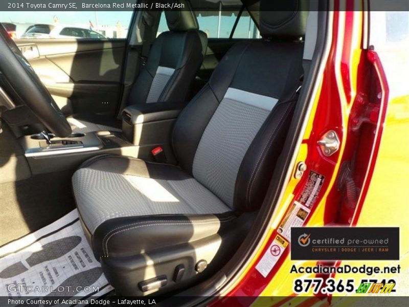 Barcelona Red Metallic / Black/Ash 2014 Toyota Camry SE