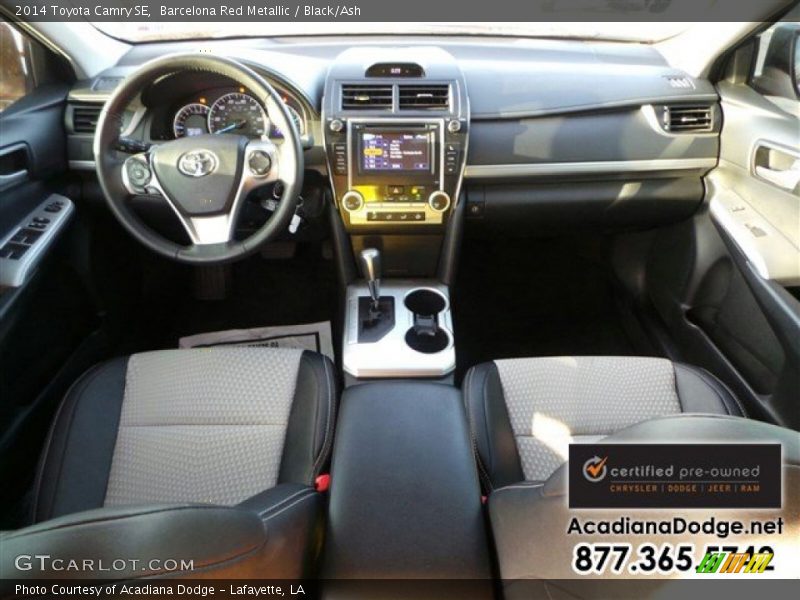 Barcelona Red Metallic / Black/Ash 2014 Toyota Camry SE