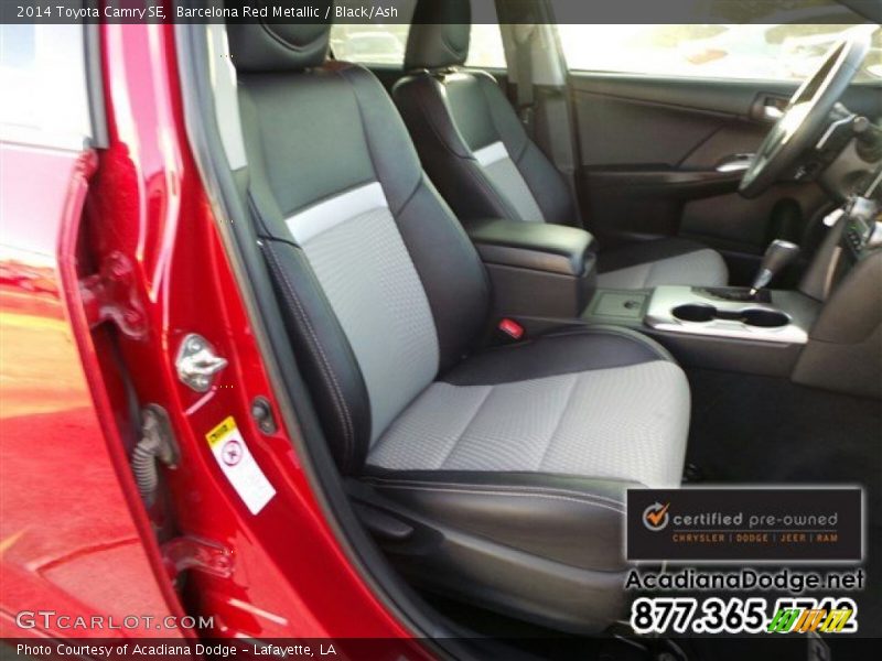 Barcelona Red Metallic / Black/Ash 2014 Toyota Camry SE
