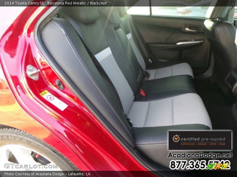Barcelona Red Metallic / Black/Ash 2014 Toyota Camry SE