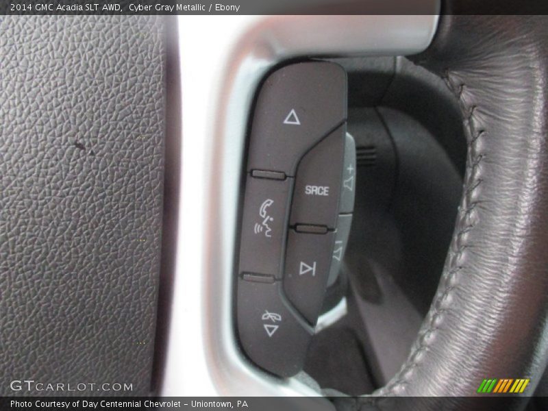 Cyber Gray Metallic / Ebony 2014 GMC Acadia SLT AWD