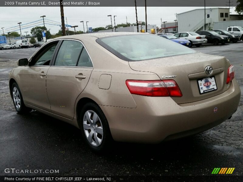 Desert Sand Metallic / Bisque 2009 Toyota Camry LE