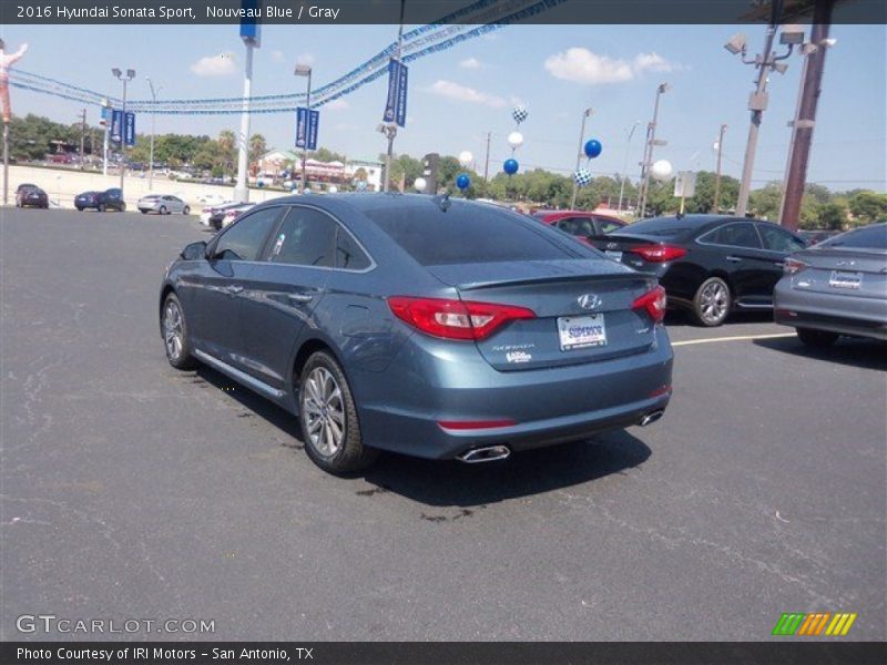 Nouveau Blue / Gray 2016 Hyundai Sonata Sport